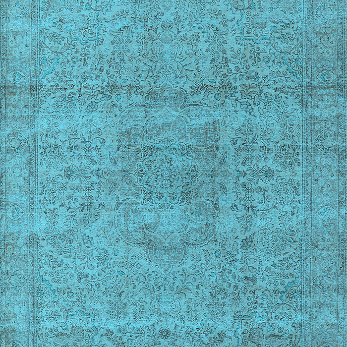 Oriental Light Blue Industrial Rug, urb1764lblu