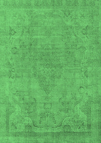 Oriental Emerald Green Industrial Rug, urb1765emgrn