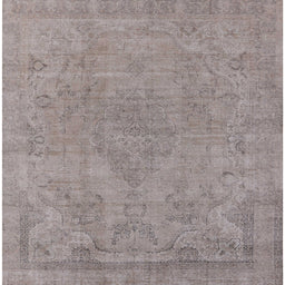 Square Machine Washable Industrial Modern Rose Dust Purple Rug, wshurb1765