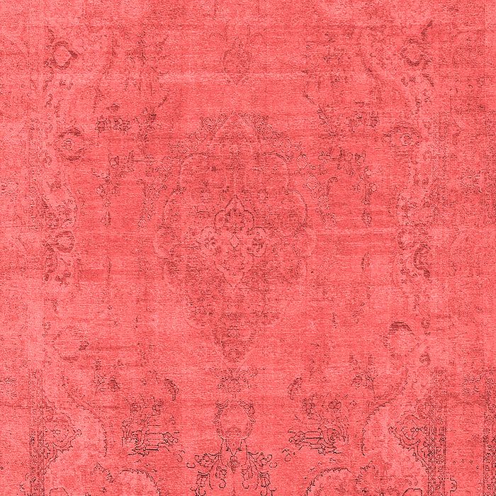 Machine Washable Oriental Red Industrial Rug, wshurb1765red