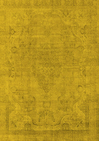 Oriental Yellow Industrial Rug, urb1765yw