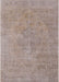 Machine Washable Industrial Modern Dark Almond Brown Rug, wshurb1766