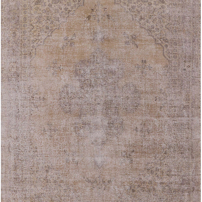 Machine Washable Industrial Modern Dark Almond Brown Rug, wshurb1766