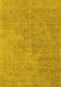 Oriental Yellow Industrial Rug, urb1766yw