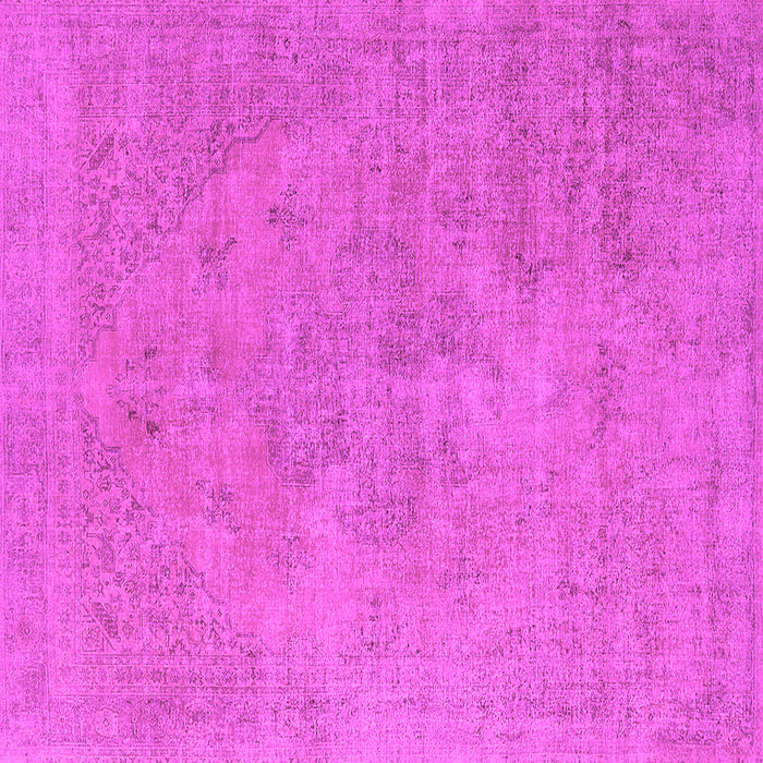 Square Oriental Pink Industrial Rug, urb1766pnk