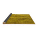 Sideview of Oriental Yellow Industrial Rug, urb1767yw