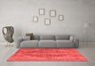 Industrial Red Washable Rugs