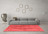 Machine Washable Oriental Red Industrial Rug, wshurb1767red