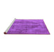 Sideview of Machine Washable Oriental Purple Industrial Area Rugs, wshurb1767pur