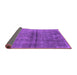 Sideview of Oriental Purple Industrial Rug, urb1768pur