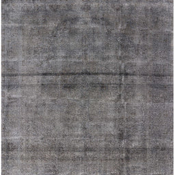 Square Mid-Century Modern Gray Oriental Rug, urb1768