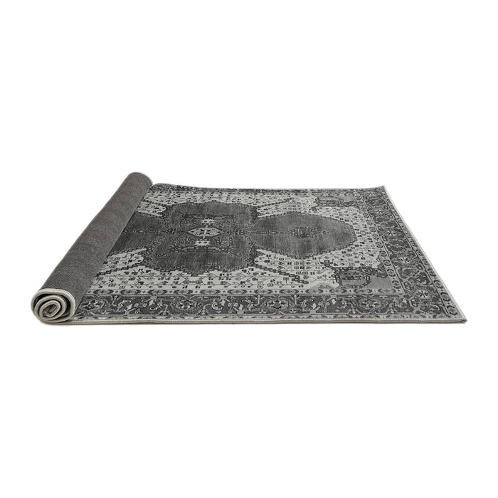Sideview of Oriental Gray Industrial Rug, urb1769gry