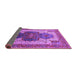 Sideview of Oriental Purple Industrial Rug, urb1769pur