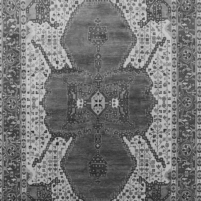 Machine Washable Oriental Gray Industrial Rug, wshurb1769gry