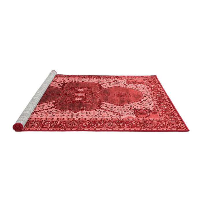 Industrial Red Washable Rugs