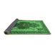 Sideview of Oriental Emerald Green Industrial Rug, urb1769emgrn