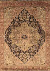 Oriental Brown Industrial Rug, urb1770brn