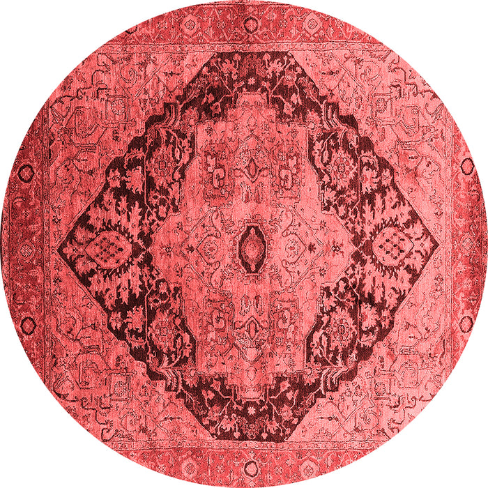 Machine Washable Oriental Red Industrial Rug, wshurb1770red