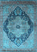 Oriental Light Blue Industrial Rug, urb1770lblu