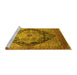 Sideview of Machine Washable Oriental Yellow Industrial Rug, wshurb1770yw