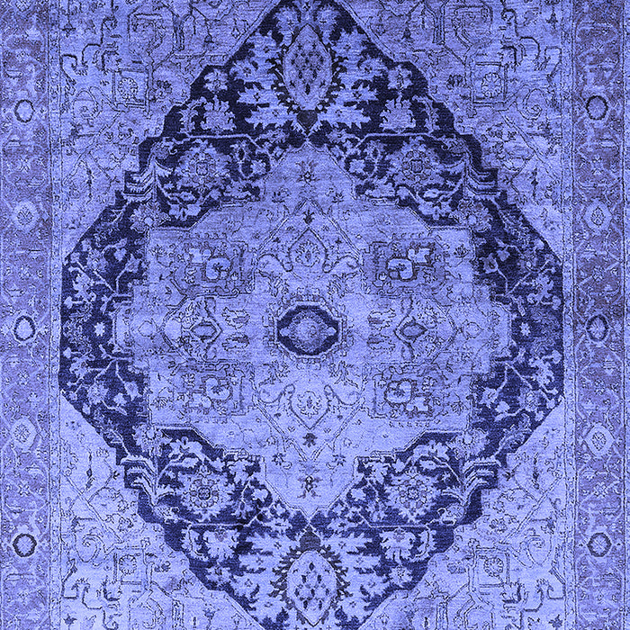Oriental Blue Industrial Rug, urb1770blu