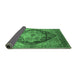 Sideview of Oriental Emerald Green Industrial Rug, urb1770emgrn