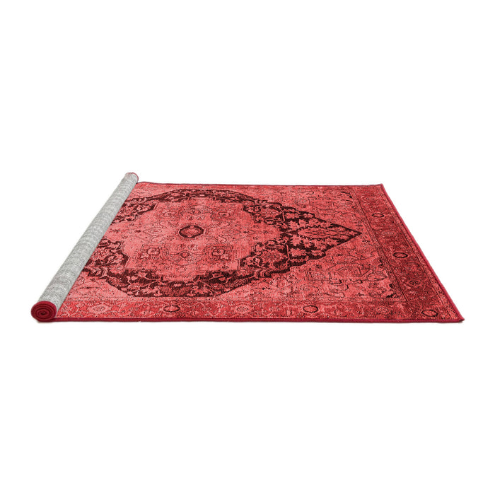 Industrial Red Washable Rugs