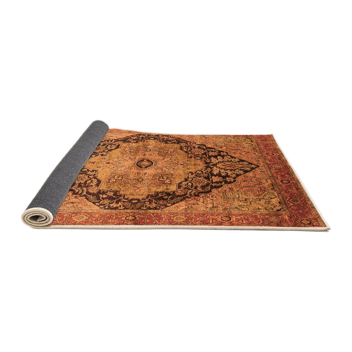 Sideview of Oriental Orange Industrial Rug, urb1770org