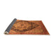 Sideview of Oriental Orange Industrial Rug, urb1770org