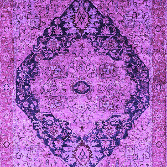 Machine Washable Oriental Purple Industrial Area Rugs, wshurb1770pur