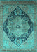 Oriental Turquoise Industrial Rug, urb1770turq