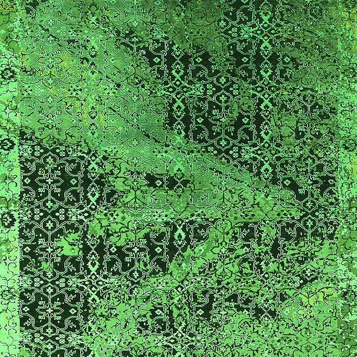 Oriental Green Industrial Rug, urb1771grn