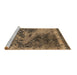 Sideview of Machine Washable Oriental Brown Industrial Rug, wshurb1771brn