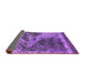 Sideview of Oriental Purple Industrial Rug, urb1771pur