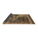 Sideview of Oriental Brown Industrial Rug, urb1771brn