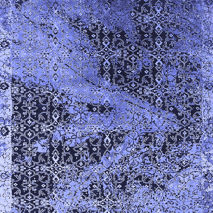 Oriental Blue Industrial Rug, urb1771blu