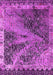 Machine Washable Oriental Pink Industrial Rug, wshurb1772pnk