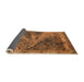 Sideview of Oriental Orange Industrial Rug, urb1772org