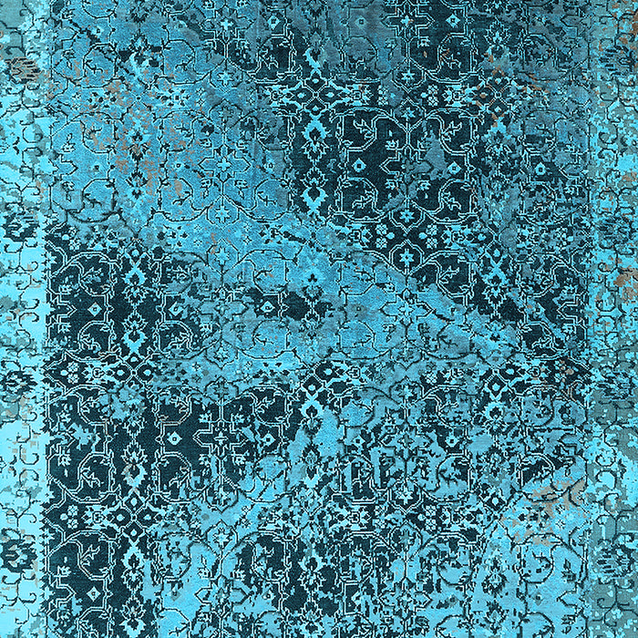 Oriental Light Blue Industrial Rug, urb1772lblu