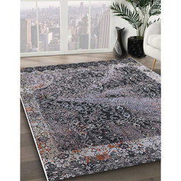 Machine Washable Industrial Modern Black Rug in a Family Room, wshurb1772
