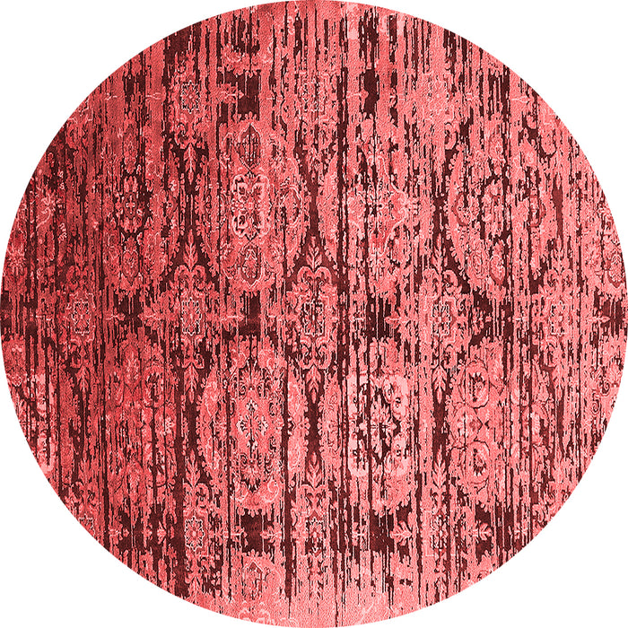 Machine Washable Oriental Red Industrial Rug, wshurb1773red