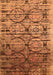 Oriental Orange Industrial Rug, urb1773org