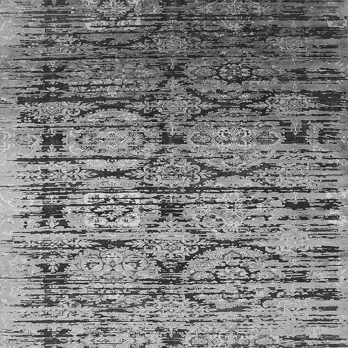 Square Oriental Gray Industrial Rug, urb1773gry