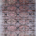 Square Mid-Century Modern Purple Oriental Rug, urb1773