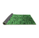 Sideview of Oriental Emerald Green Industrial Rug, urb1773emgrn