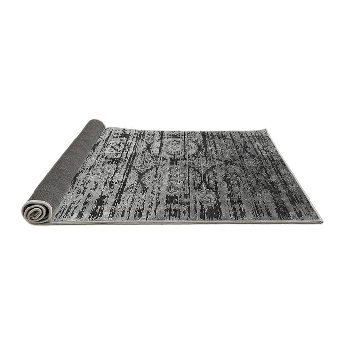 Sideview of Oriental Gray Industrial Rug, urb1773gry