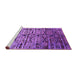 Sideview of Machine Washable Oriental Purple Industrial Area Rugs, wshurb1773pur