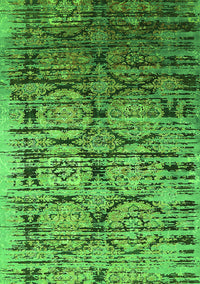 Oriental Green Industrial Rug, urb1773grn