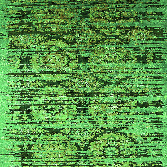 Oriental Green Industrial Rug, urb1773grn