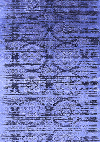 Oriental Blue Industrial Rug, urb1773blu